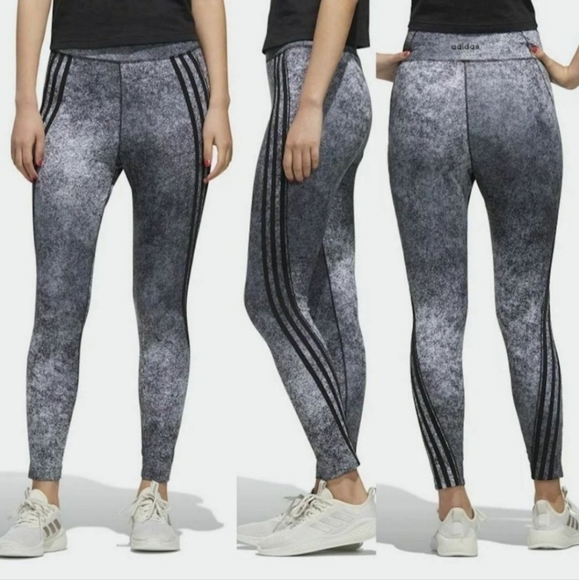 adidas Pants - NWOT. Adidas Aeroready 3 Stripe Leggings